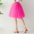 thumbnail image 4 of WEAIXIMIUNG Jupe Grand Femme Carnaval Tutu Jupon Robe Courte Robe de Danse Ballet Robe de Soirée Occasion, 4 of 5