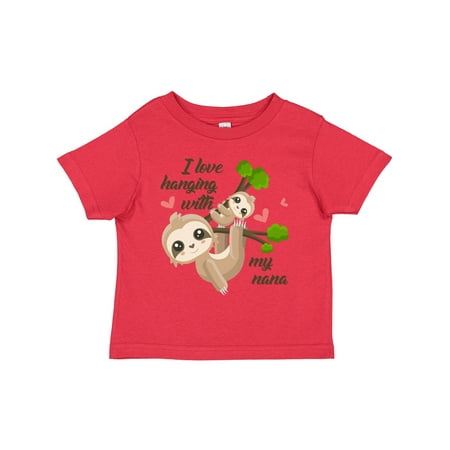 

Inktastic Hanging with My Nana Gift Toddler Boy or Toddler Girl T-Shirt