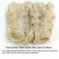 thumbnail image 4 of SEGO Messy Hair Bun with Combs Easy Stretch Dish Hair Chignon Extensions Curly Clip in Updo Hairpiece Short Ponytail Scrunchy for Women, 4 of 6