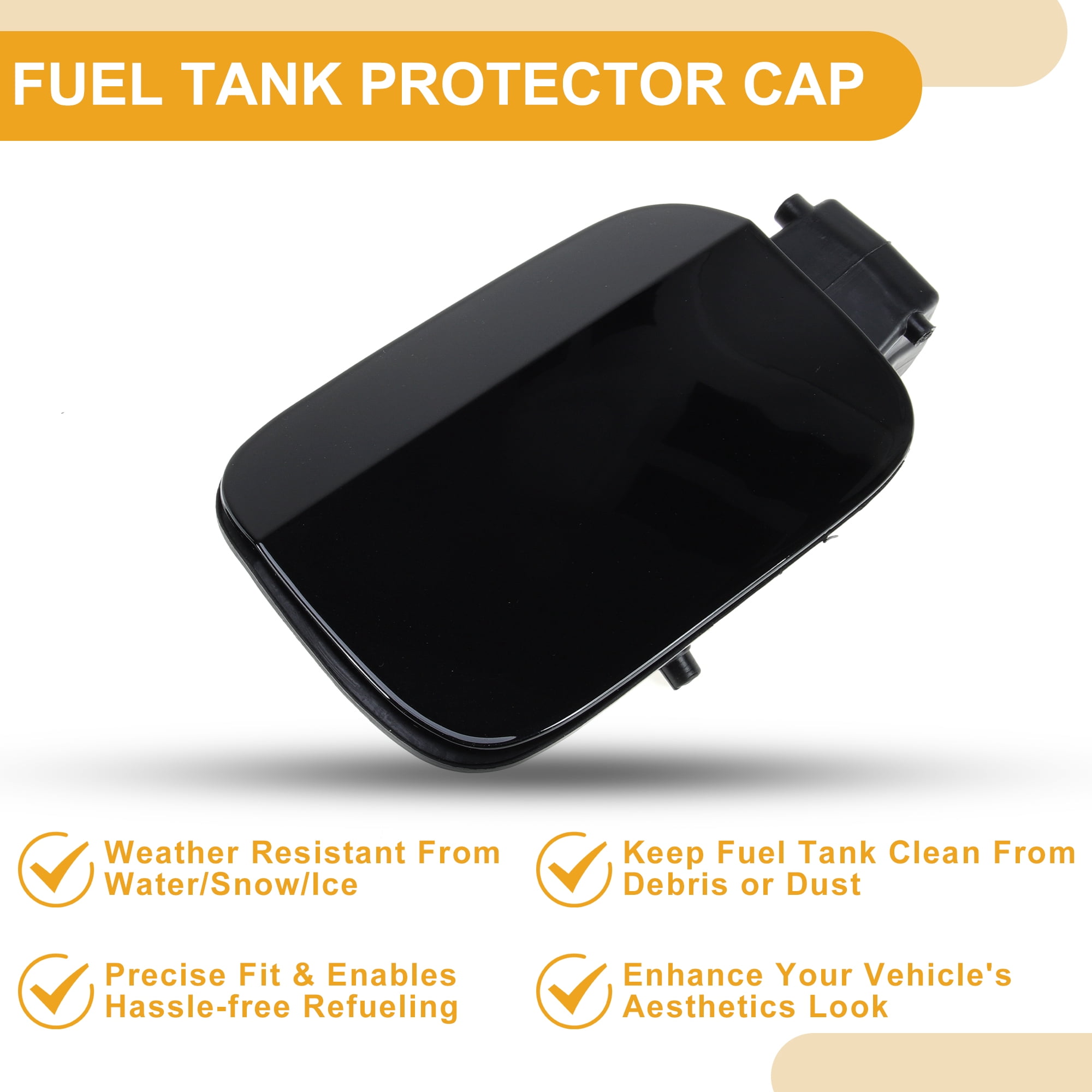 Unique Bargains Fuel Tank Door Cap for Volkswagen Passat 2011-2018 Filler Flap Cover