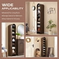 thumbnail image 7 of SinCiDo Narrow Arched Bookcase, 8-Tier Open Shelf Bookcase, Medium Density Fiberboard, 7 of 7