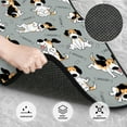 thumbnail image 3 of Honeii Funny Beagle Active Dog Print Car Foot Mat Four-Piece Set - Front & Rear Universal Car Floor Mats for SUVs, Trucks, Sedans, 3 of 7