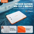 thumbnail image 2 of Muelle flotante inflable VEVOR de 8 x 6 pies con escalera y bolsa, 2 of 9