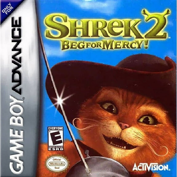 Shrek 2: Beg for Mercy (Nintendo GameBoy Advance, 2004) Game