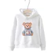 thumbnail image 4 of Sudadera con capucha de oso de peluche para niños, niñas y niños, dibujos animados, estilo hip-hop, informal, para primavera y otoño, manga larga, 4 of 5