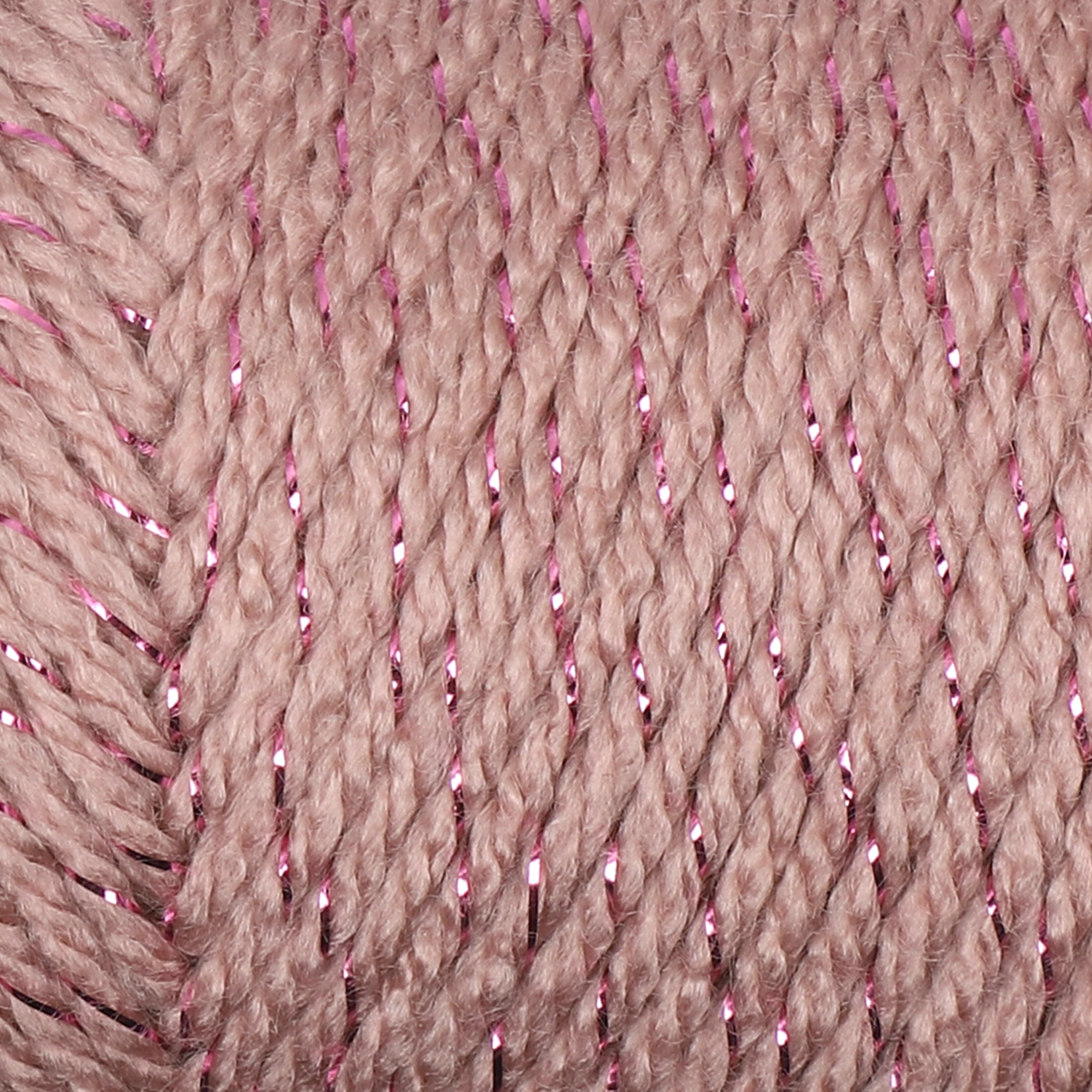 Mainstays Sparkle Acrylic Yarn, 5 oz, Rose Fume