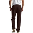 thumbnail image 5 of Hurxie Men's Hiking Pants Lightweight, Quick-Dry Moisture Wicking Outdoor Pants Coffee,L, 5 of 7