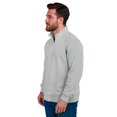 thumbnail image 2 of KingSize Men's Big & Tall Reverse Weave 1/4 Zip Up Hoodie, 2 of 3