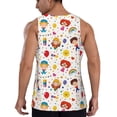 thumbnail image 3 of Easygdp Childrens Party Men's Tank Top, Sleeveless Muscle T Shirts, Breathable, Quick-Dry, Loose for Gym, Running, Fitness - Small, 3 of 9