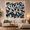 Graffiti Letters, variant on Scale Monochromatic Graffiti with Piece Textured Resembles, Mystical Fantasy for Space Lovers, Wall Decor, Housewarming Gift, Tapestry Wall Hanging for Dorm and Living Room