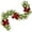 Norfolk Pine Garland, variant on Guvpev 6FT Christmas Garland with Lights, Lighted Norfolk Pine Garland for Mantel, Real Touch Artificial Green Christmas Garland with Large Velvet Bow for Indoor Outdoor Christmas Decor