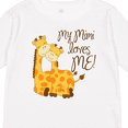thumbnail image 4 of Inktastic My Mimi Loves Me Boys or Girls Long Sleeve Toddler T-Shirt, 4 of 5