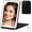 Black, variant on FUNTOUCH Lighted Travel Mirror, 3 Color Makeup Mirror, Portable Vanity Mirror, Rechargeable Folding Cosmetic Mirror