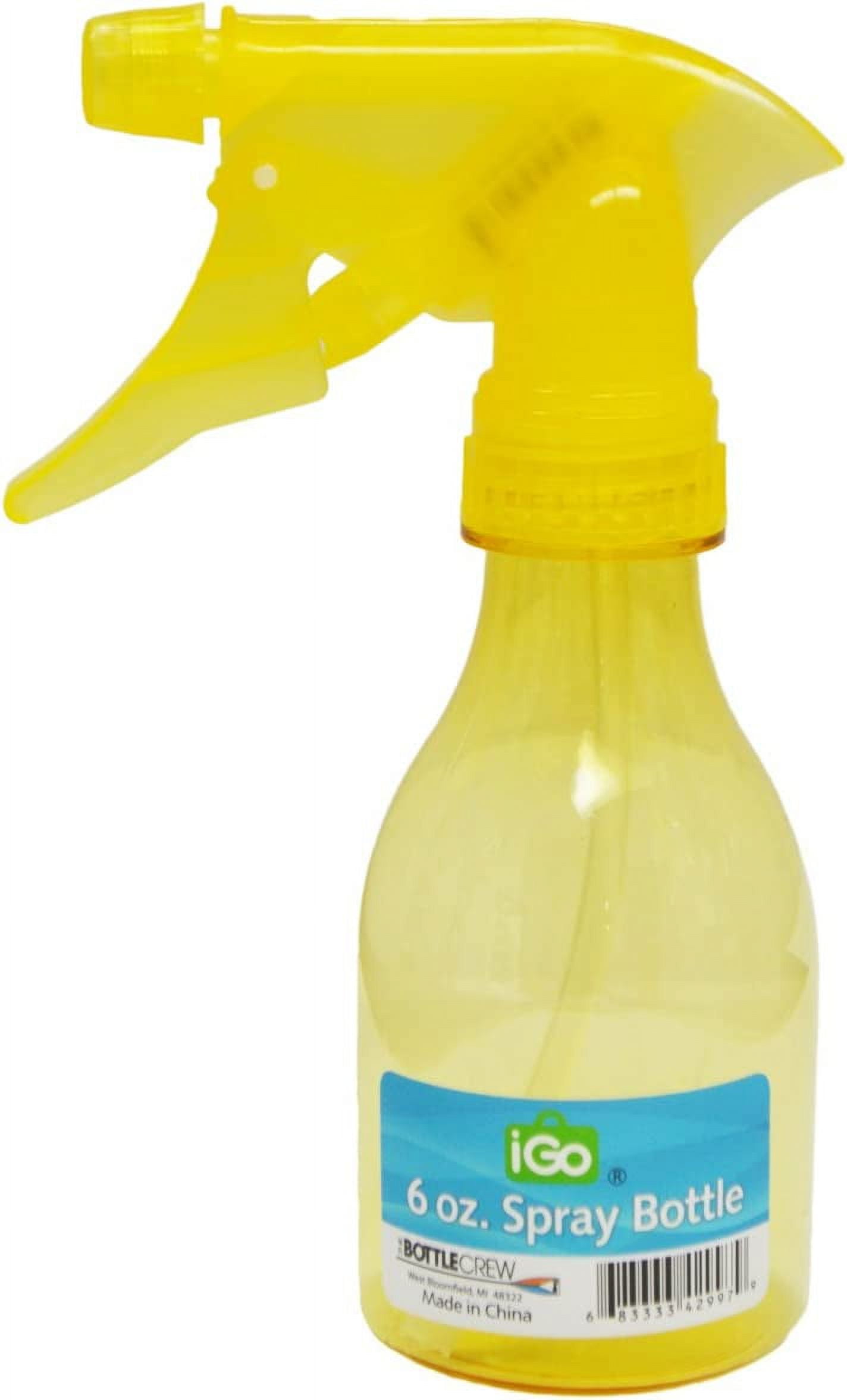 iGo 6 oz. Clear Plastic Spray Bottle