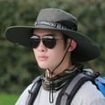 thumbnail image 2 of Sombrero de pescador para hombre, sombrero para el sol para hombre, sombrero de verano para hombre con protección solar, sombrero para hombre al aire libre, calidad en la que puede confiar, 2 of 5