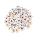 thumbnail image 2 of 100 Cabezas de flores artificiales de margaritas gerbera PENGJTMXG para fiestas de bodas blanco, 2 of 4