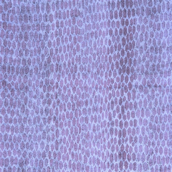 Ahgly Company Machine Washable Indoor Square Abstract Blue Modern Area Rugs, 4' Square