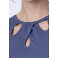 thumbnail image 2 of Jessica London Women's Plus Size Sleeveless Cutout Knit Tunic, 2 of 4