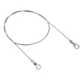 thumbnail image 1 of Unique Bargains 1.5mmx50cm Stainless Steel Lanyard Cable Eyelets Ended Wire Rope 10 Pack, 1 of 5