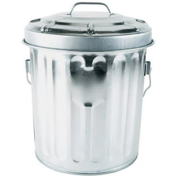 Omega Industrial OTSC-6 Trash Can 6 gal Galvanized - Walmart.com