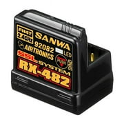 Sanwa SNW107A41259A 4 Channel RX-482, Telemetry RX with Built-in Antenna