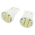 thumbnail image 1 of Coche Interior Salpicadero Indicador Blanco Redonda Lateral Luz de Posición Techo Puerta T10 W5W 8 Led 1210 Smd, 1 of 1