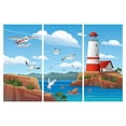 thumbnail image 3 of Fun Express Rocky Beach VBS Shoreline Backdrop - 3 Piece, Vacation Bible School 2024, 3 of 3