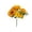 Yellow, variant on Artificial Flower Arrangement 6 Stems Mixed Bush Bouquet - for Home Decor, Weddings, Parties, Events, Funerals Fake Flowers White 12.6 In