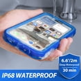 thumbnail image 5 of SPORTLINK Waterproof Case for iPhone 14 Pro Max Shockproof Dustproof Phone Screen Protector Full Body Protective Cover 6.7 inch - Frosted Blue, 5 of 9
