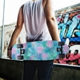 thumbnail image 7 of 33"x9" Skateboard Grip Tape Protector Sheets Nonslip Protection Griptape Sheet for Outdoor Sports Tie-dye Dandelions Pattern, 7 of 7