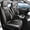 Black+Gray, variant on WRWolf Car Seat Covers for Toyota Tacoma 2016-2023: 5 Seat Full Set Faux Leather Seat Covers, 5 Seat Full Set, Black & Grey