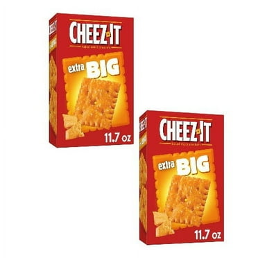 ( 2 Pack ) Cheez-It Baked Snack Cheese Crackers, Big Original, 11.7 Oz Box