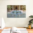 thumbnail image 3 of Elephant Stock Brunei Fountain Wall Art - Horizontal Canvas Wall Art - Living Room Wall Decor - Architecture Canvas - Beige And Green Decor By Richard Silver - 12" x 8", 3 of 8
