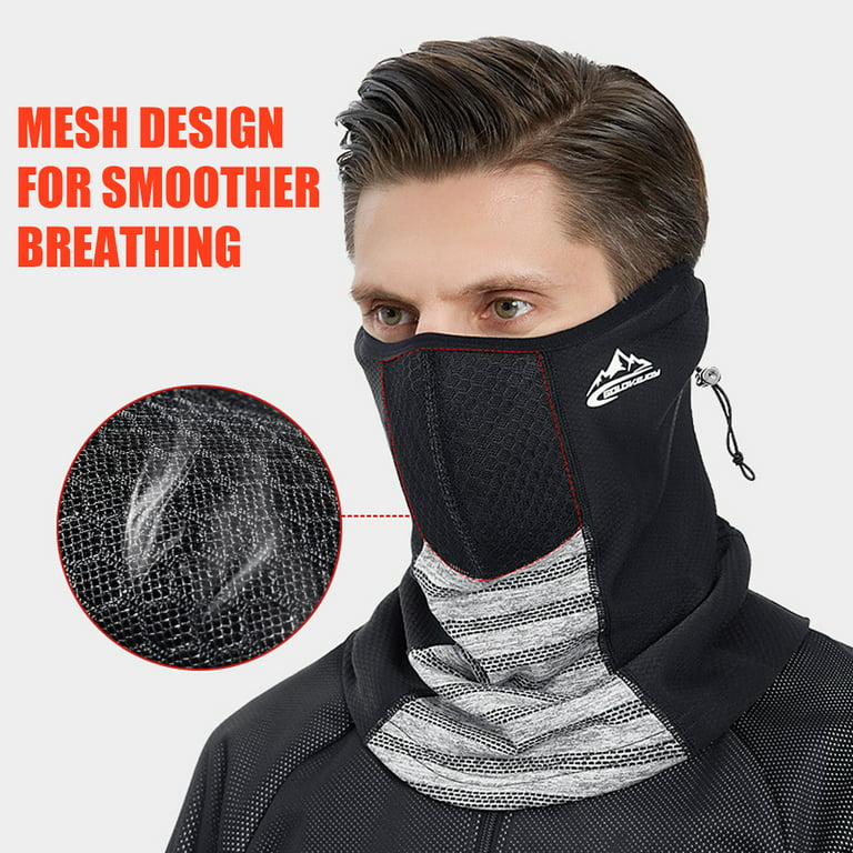 Winter Neck Warmer with 1pcs Active Carbon Filter Men Women Windproof  Balaclava Face Cover Warm Fleece Neck Gaiter for Skiing Snowboarding  Cycling Hiking Running Fishing 