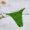 thumbnail image 5 of GDREDA sous-Vêtements Taille Haute pour Femmes, Mode, Impression Quotidienne, Respirants, 100 Taille Basse, String Vert, P, 5 of 5