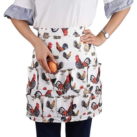 Xiangyi Chicken Egg Collecting Apron,12 Deep Pockets for Hense,Duck,Goose Eggs