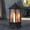 Black, variant on Todaioua Lanterns Decorative Indoor, Black Outdoor Lantern, Lantern Waterproof with Battery Operated Candle, Outdoor Hanging Lanterns for Porch, Patio, Wedding Decor