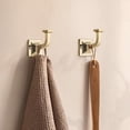 5 Pack Coat Hooks - Champagne Bronze Robe Hooks Decorative Wall Hooks ...