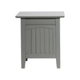 Nantucket End Table with Charging Station in Multiple Colors