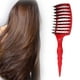 thumbnail image 5 of Cepillo de peluquería profesional, peine, masaje de cabeza, cepillo para el cabello, herramienta de peinado (rojo), 5 of 5