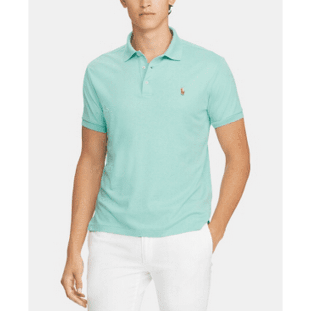 Ralph Men's Fit Interlock Polo Shirt, Caribbean Green XXL - Walmart.com