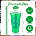 thumbnail image 2 of Uiifan 30 Vasos Motivacionales de Plástico Coloridos de 710 ml, 2 of 7