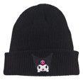 thumbnail image 1 of Sanrio-gorro de punto de felpa de Hello Kitty para niña, Kawaii Kuromi Cinnamoroll Stuff Y2k, lindo gorro de punto cálido para invierno, regalo de Navidad, nuevo, 1 of 4