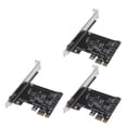 thumbnail image 1 of 3X PCIe PCI Express vers SATA3.0 Adaptateur de Carte Contrôleur d'Extension SATA III 6G 2 Ports, 1 of 5