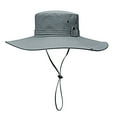 thumbnail image 2 of Visland Bucket Hat Wide Brim UV Men Breathable Mesh Anti Scratch Cap for Fishing Camping Hunting, 2 of 3