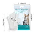 thumbnail image 3 of WozhuoToy Pet Disposable Gloves For Cats And Dogs To Bathe And Clean Dry Cleaning Gloves Suitable For Pet Fullbody Cleaning Gloves 5ml, 3 of 6