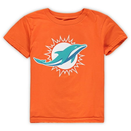 Miami Dolphins Team Colors - Miami Dolphins Preschool Team Logo T-Shirt - Orange