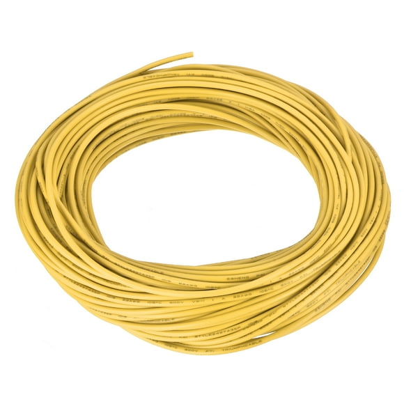 22AWG Wire 22 Gauge Stranded Wire Hookup Wire, UL1015 Tinned Copper Wire 30m/100ft Yellow