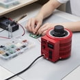 thumbnail image 2 of Peakora Variable Transformer 2000VA 110V 60Hz Varic 0-130 Volt Adjustable Output Variable AC Voltage Regulator with US Plug, 2 of 16