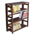 thumbnail image 2 of Regency Flip Flop 34" High Folding Bookcase- Mocha Walnut, 2 of 5
